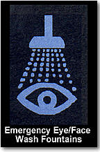 Emergency eye wash