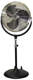 QMark Light Commercial Duty Pedestal Fans